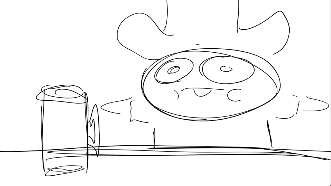 Skater Baby Sketch