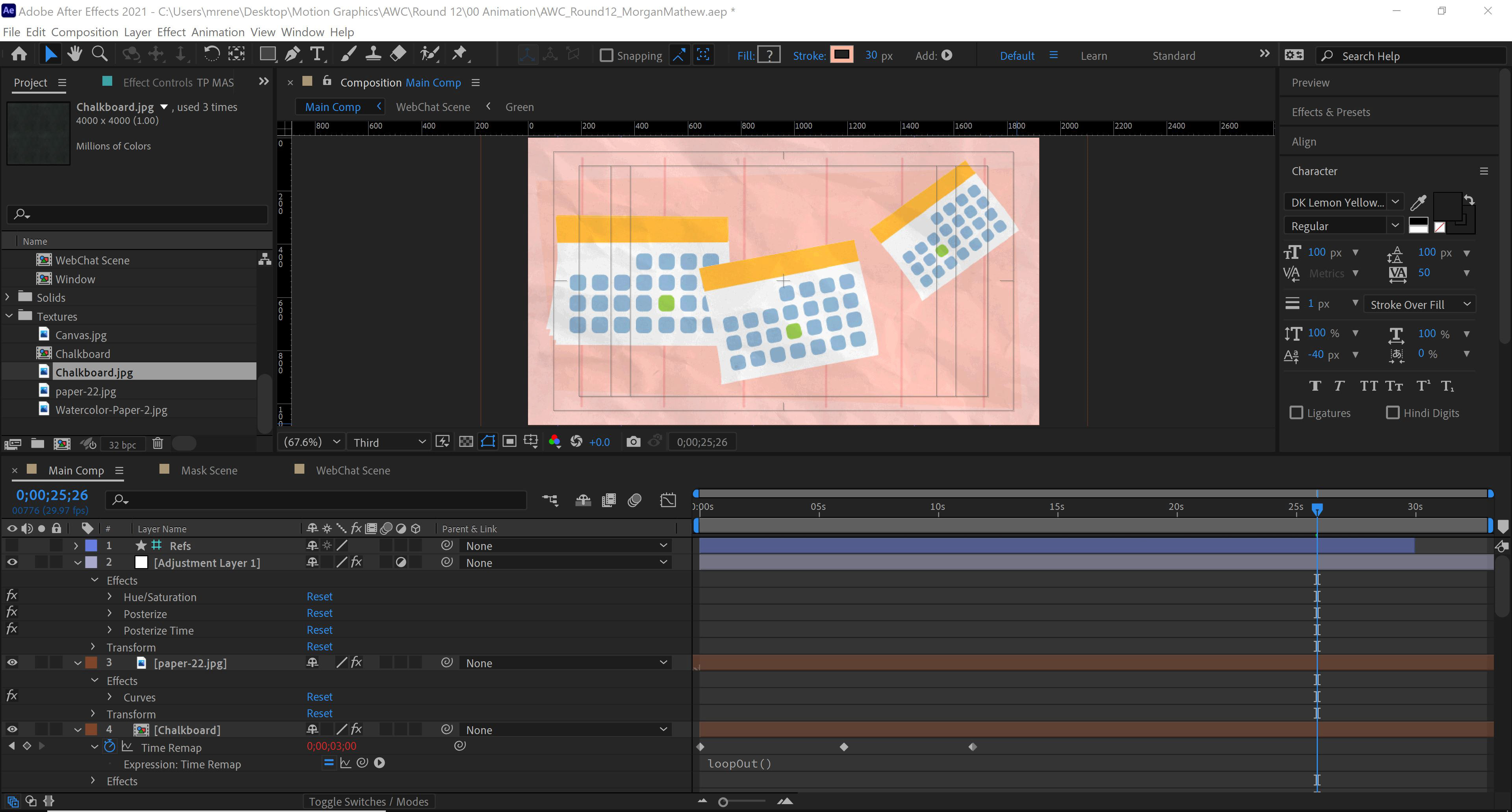 Working in AE