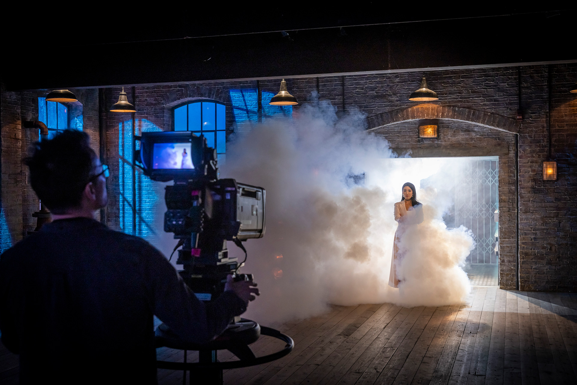 Susie Ma behind the scenes