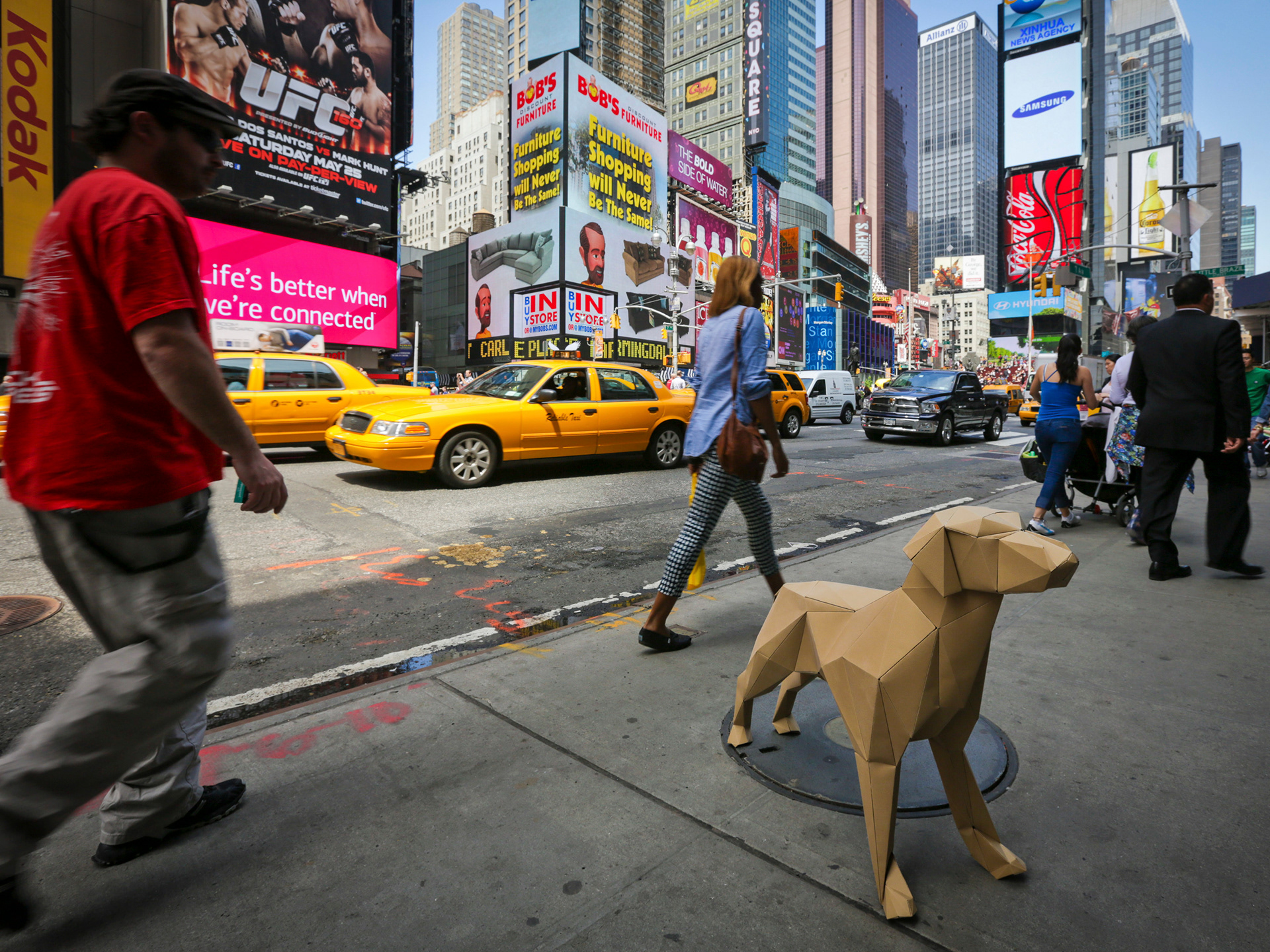 Gerald at Times Square, NYC
