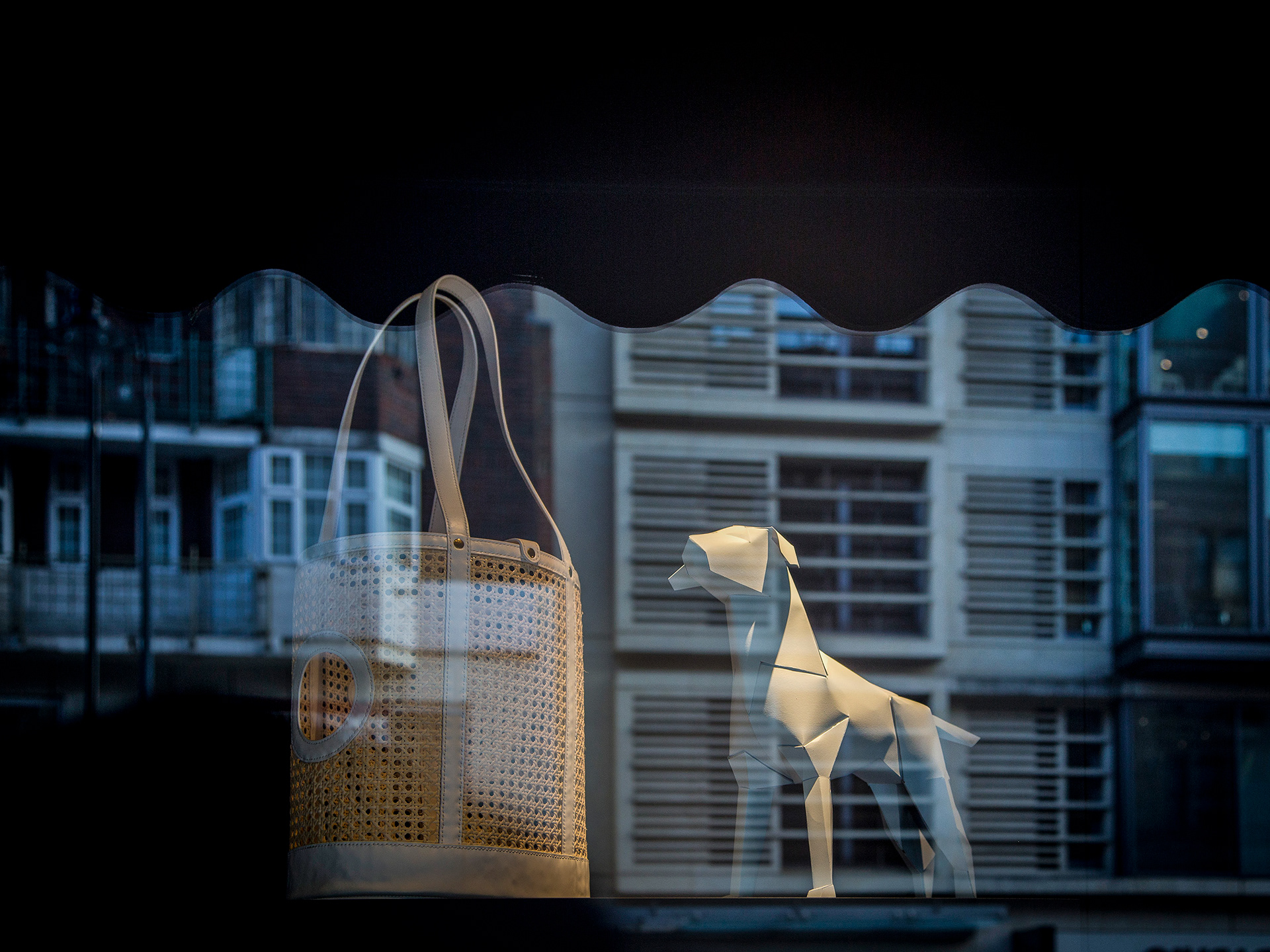 Gerald at Harrods window