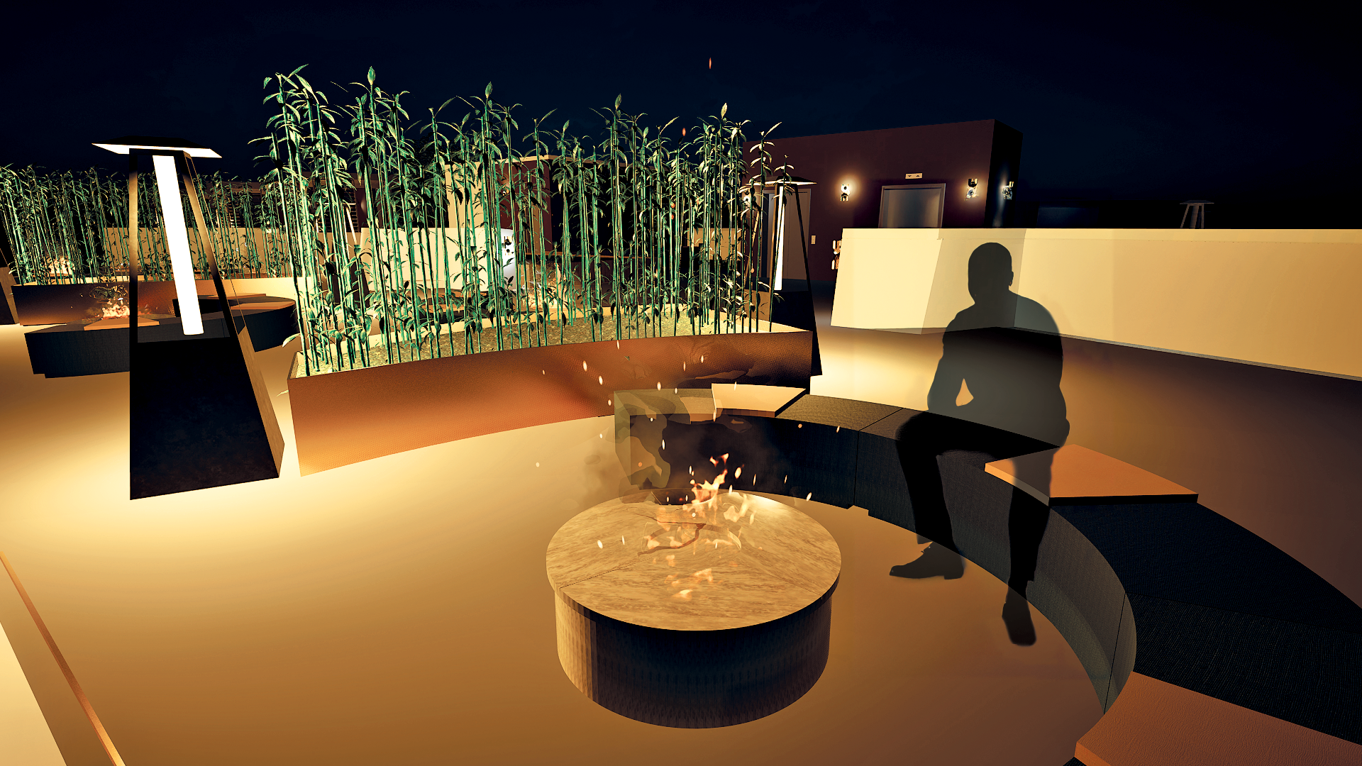 Rooftop Firepit