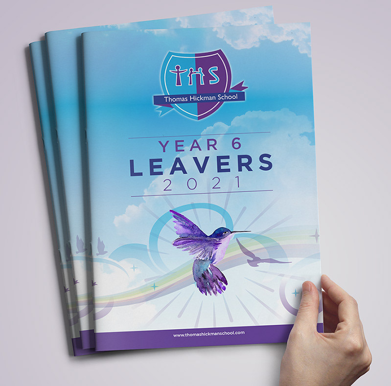 24 page, end of year book, design & print.