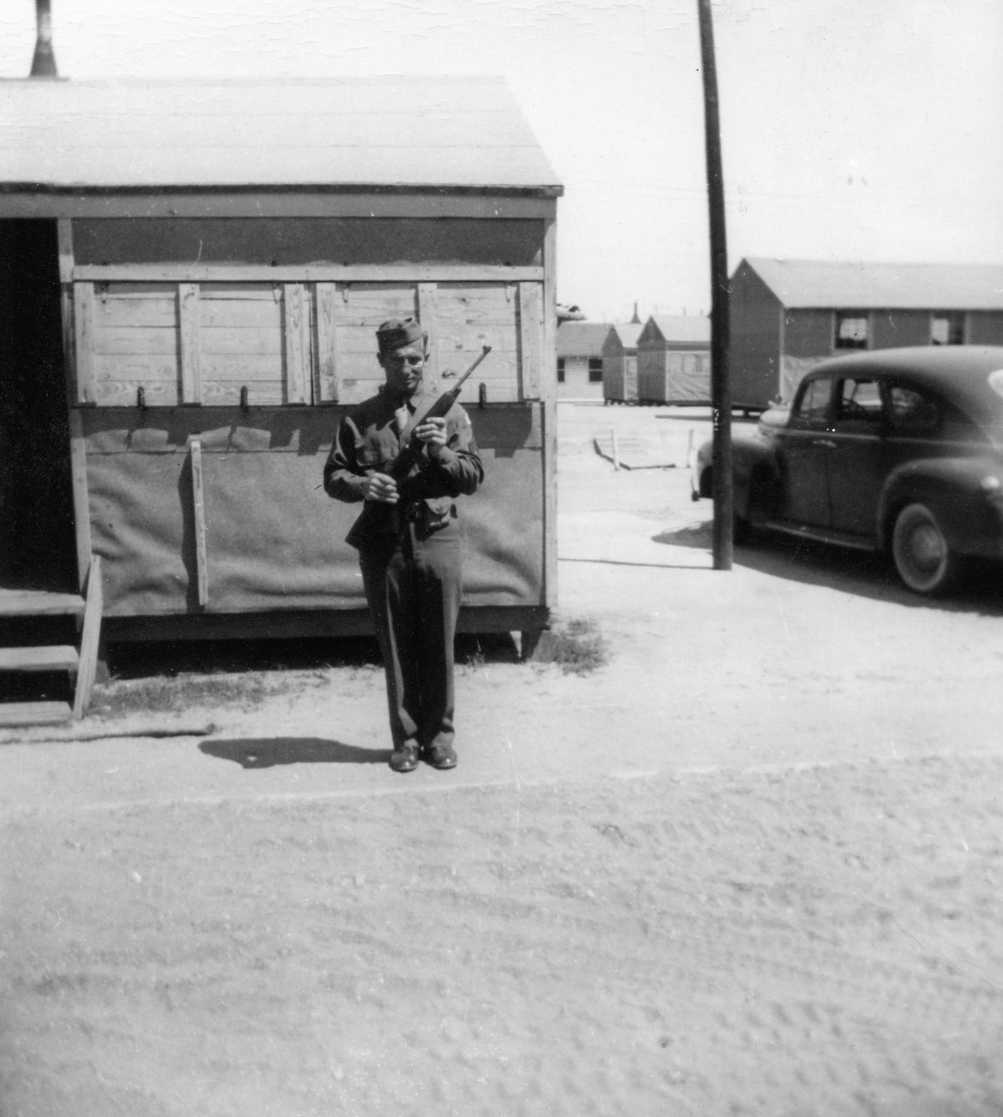 "Me / Sun 16th of April / Camp Shelby, Miss"