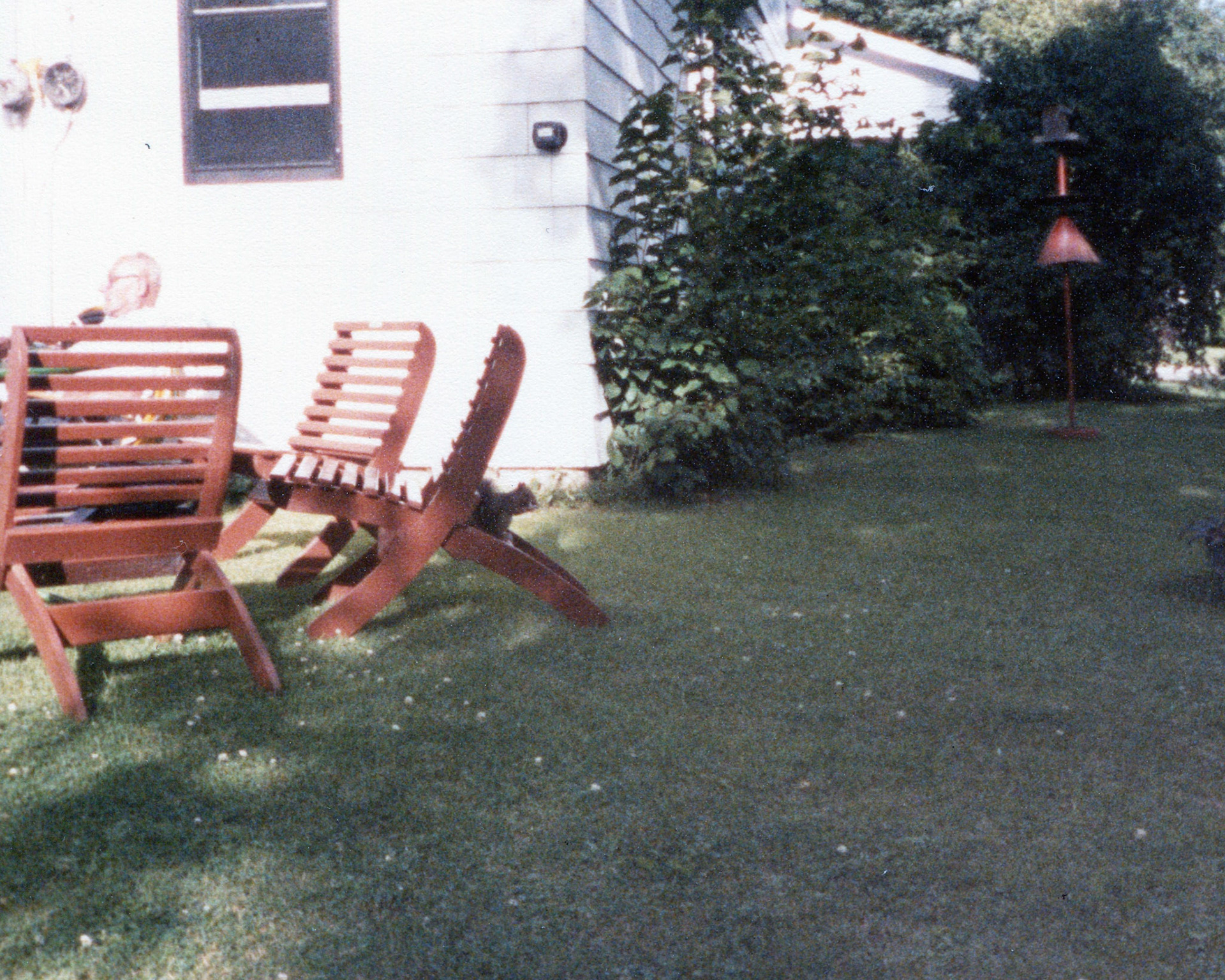 "August 15, '85 - Dad & 'his squirrel'"