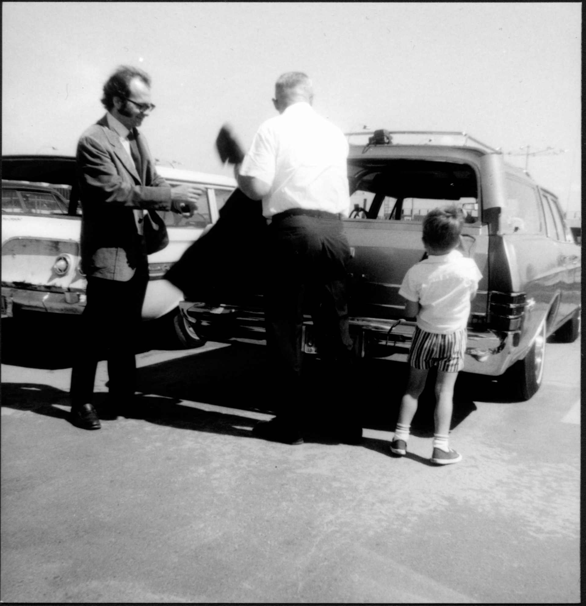 (1970? Seeing John off to England)