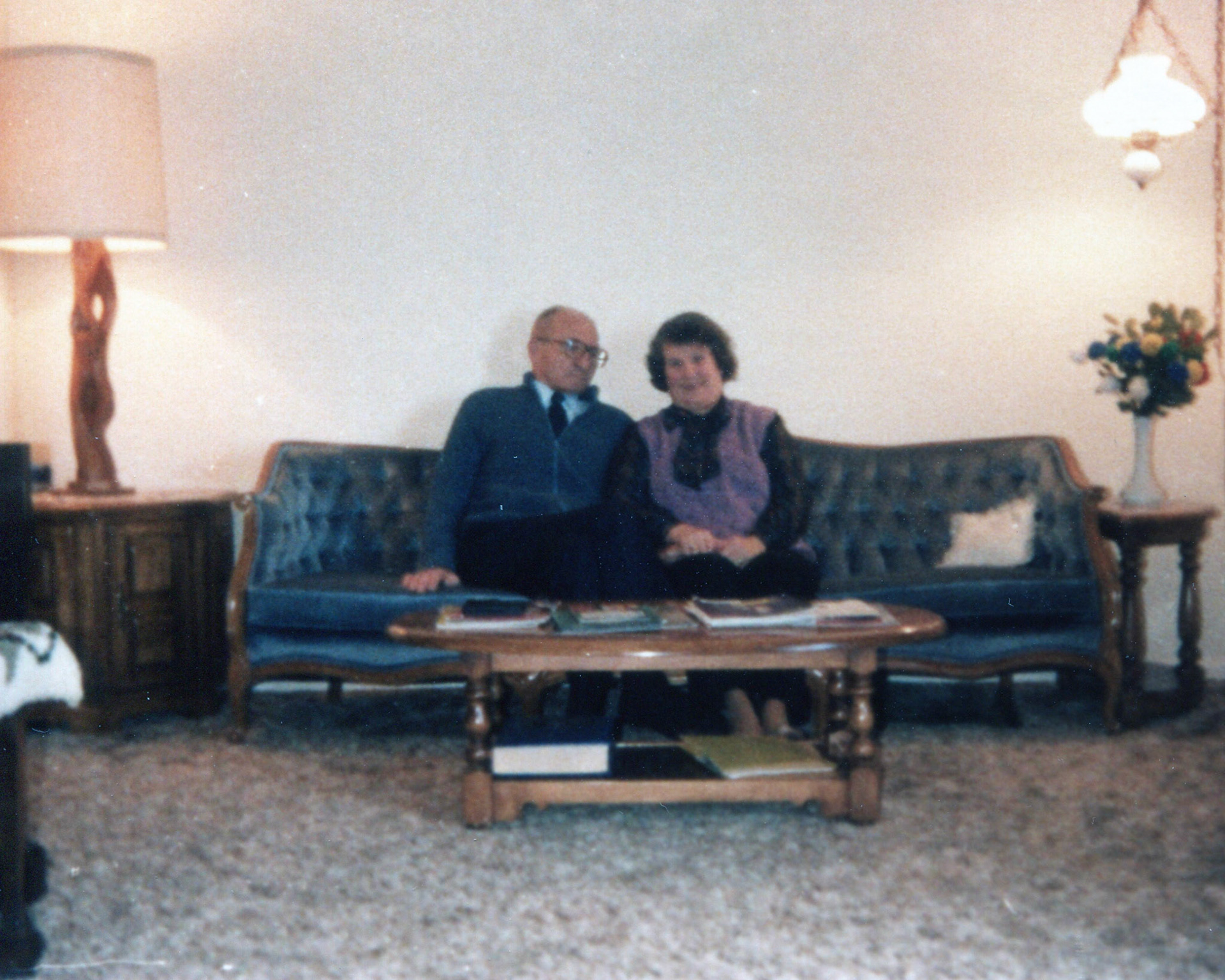 Nov 9 - Mom and Dad's first visit to our new house in Grand Forks