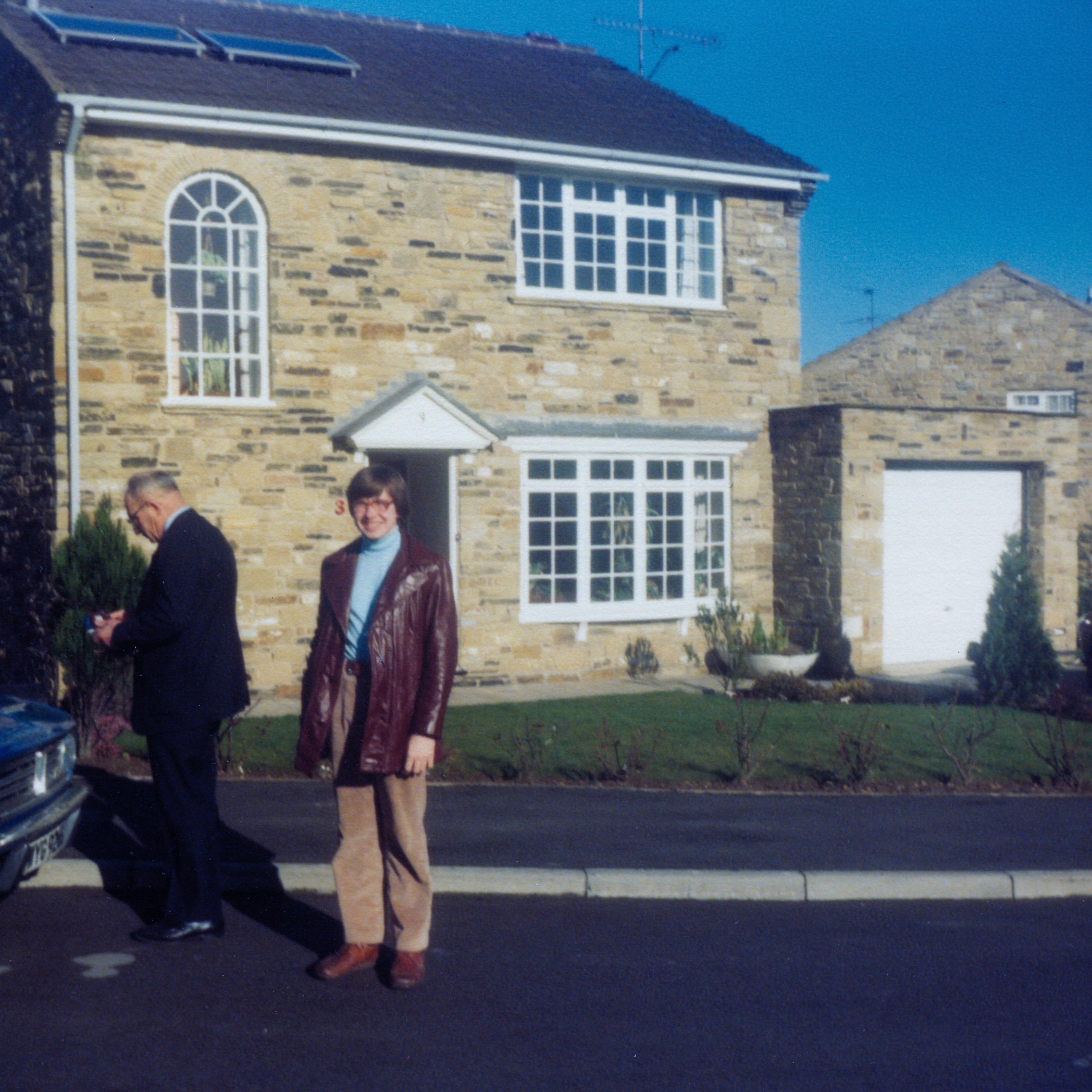 "David Casson's house - Wetherby, Yorkshire - Dad and Randy"