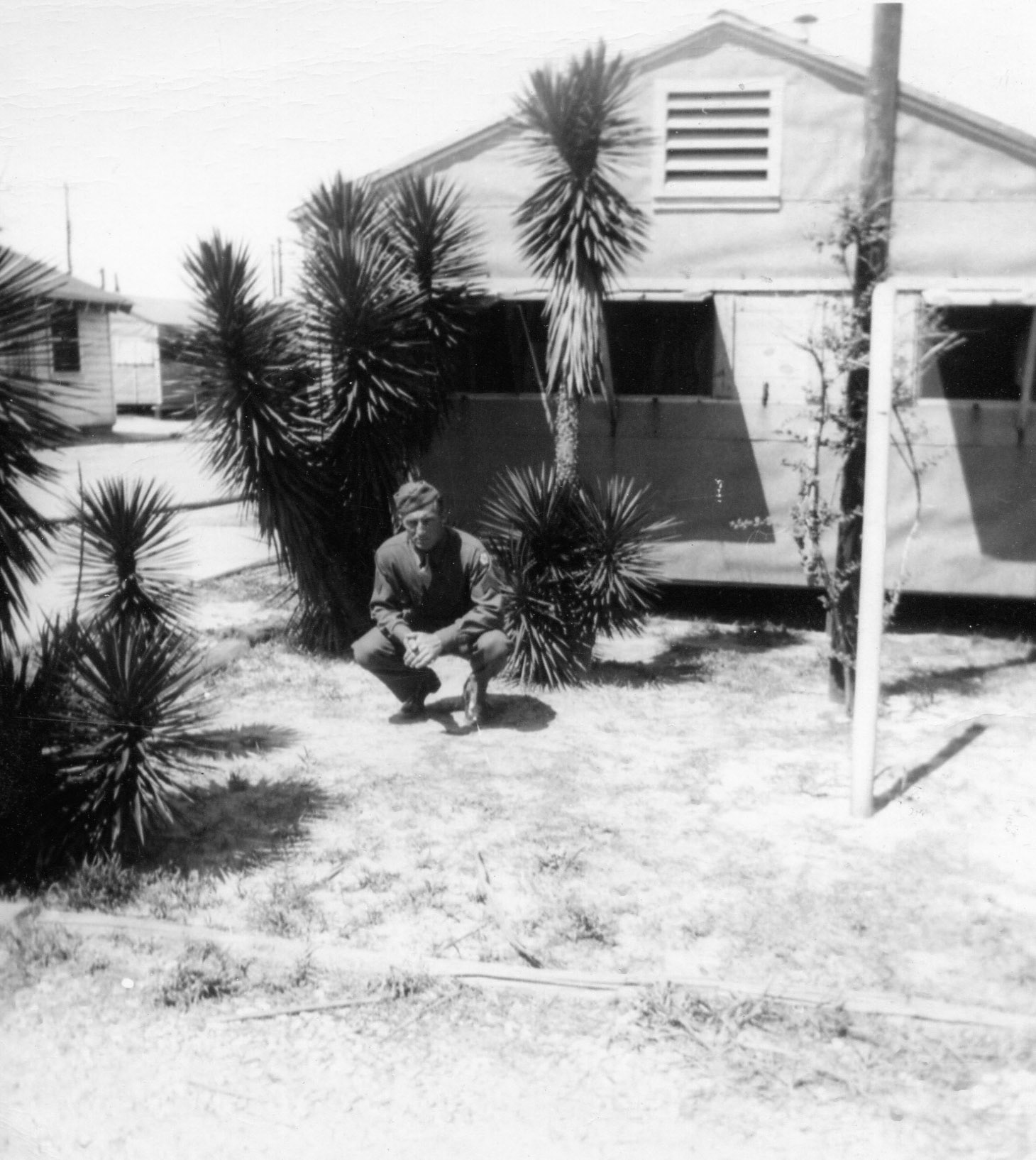 "Me / Sun 16th of April / Camp Shelby, Miss"