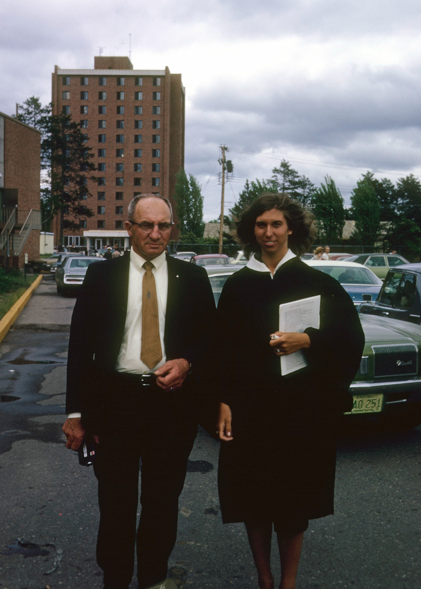 Joyce's graduation from BSU - 3 June 1973