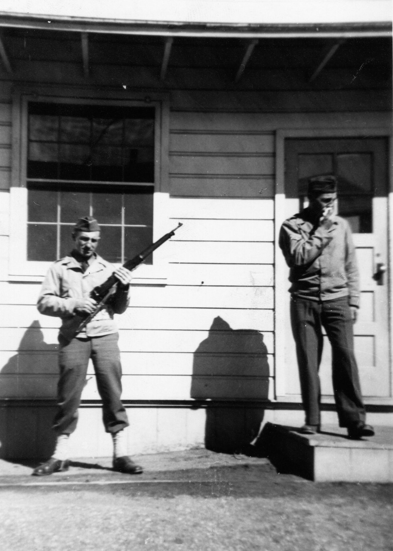 "Taken Easter Sunday, April 5 1942. Fort Francis E Warren Cheyenne Wyoming"