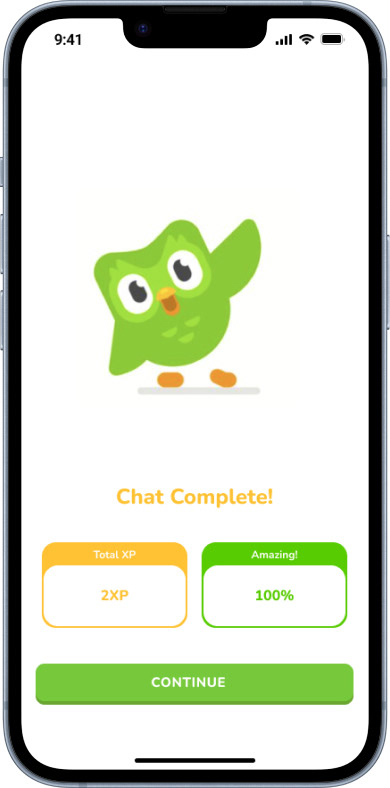 Completion Screen