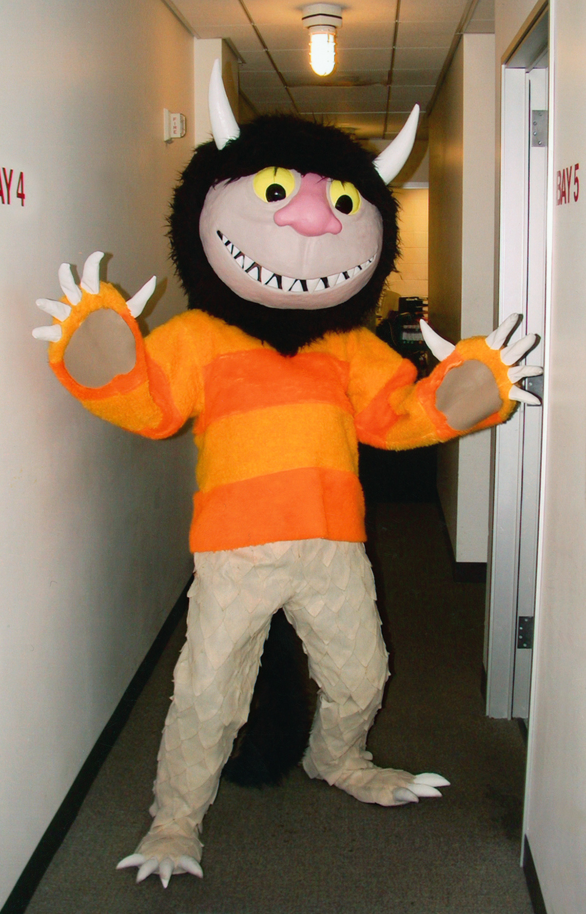 Me in costume in the halls of Greystone Communications
