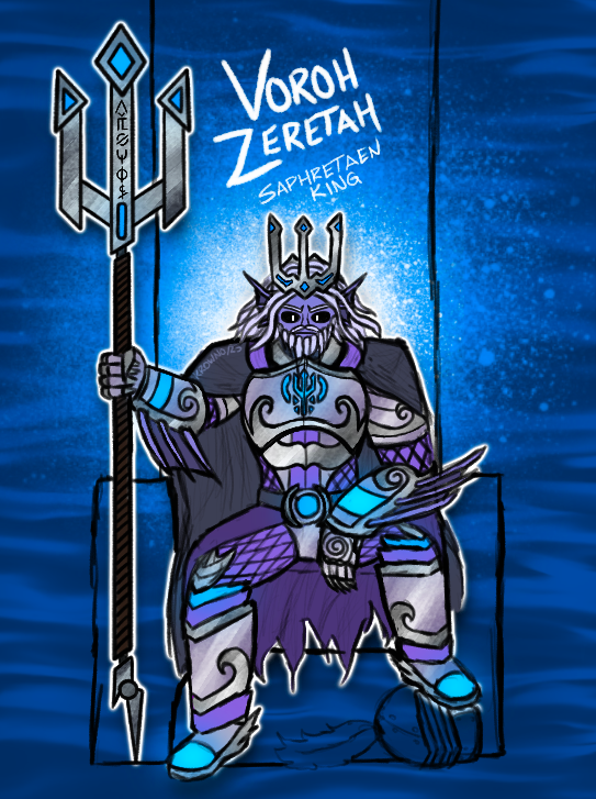 Character Design Illustration Series: Voroh (Procreate, 2023)
