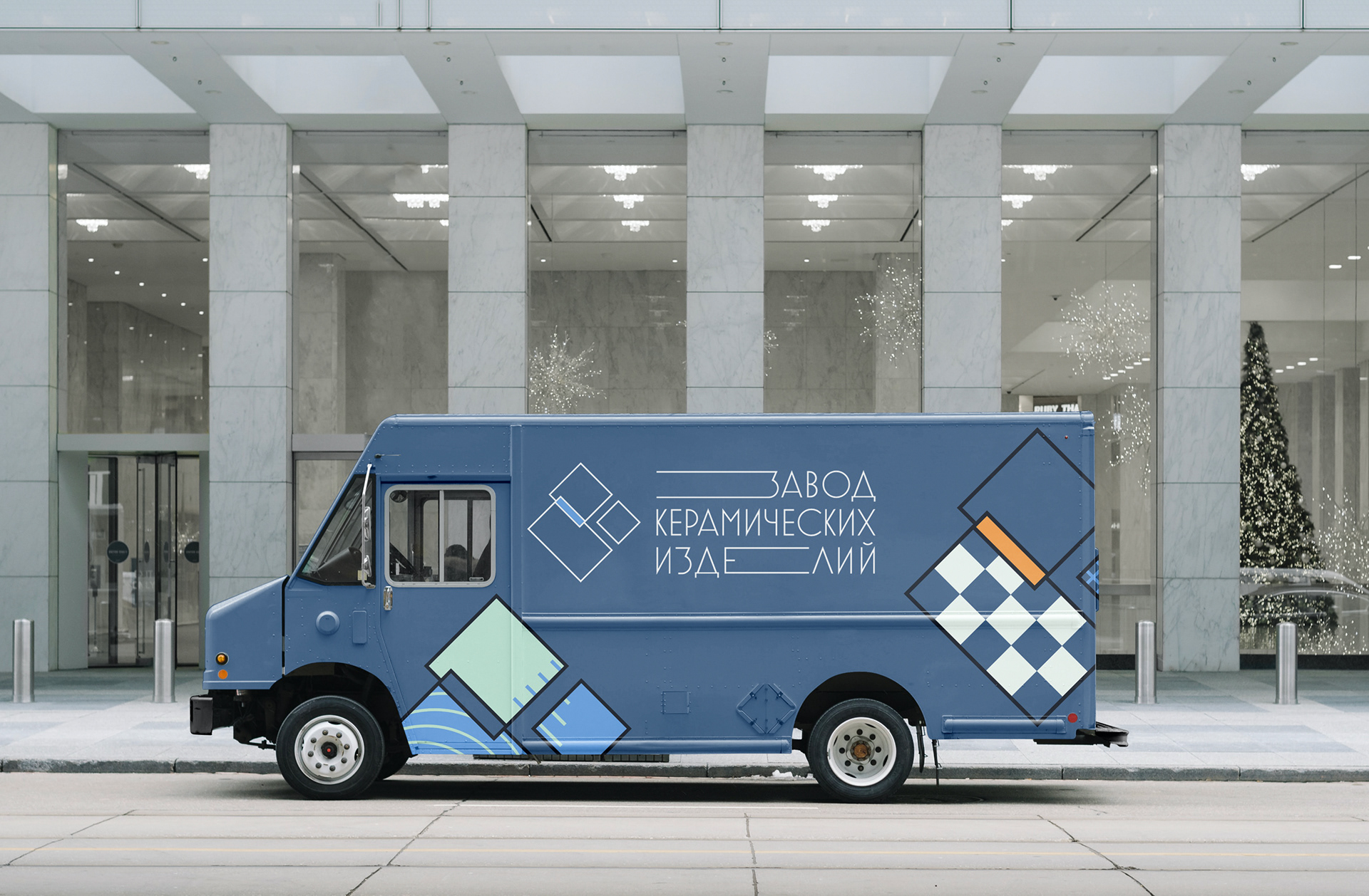 Вариант брендирования машин