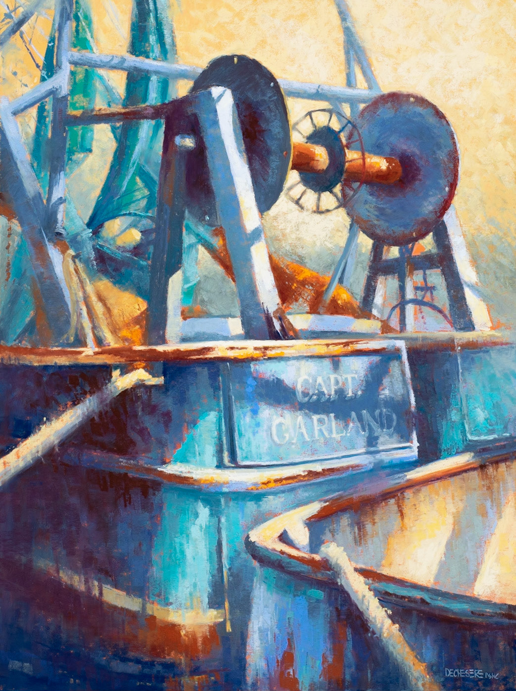 Capt. Garland - Pastel  - Best in Show Pastel Society of Southwest