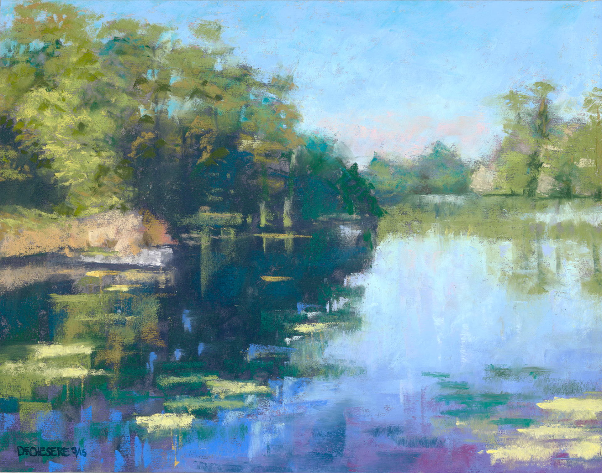 Airlie Reflections - Pastel