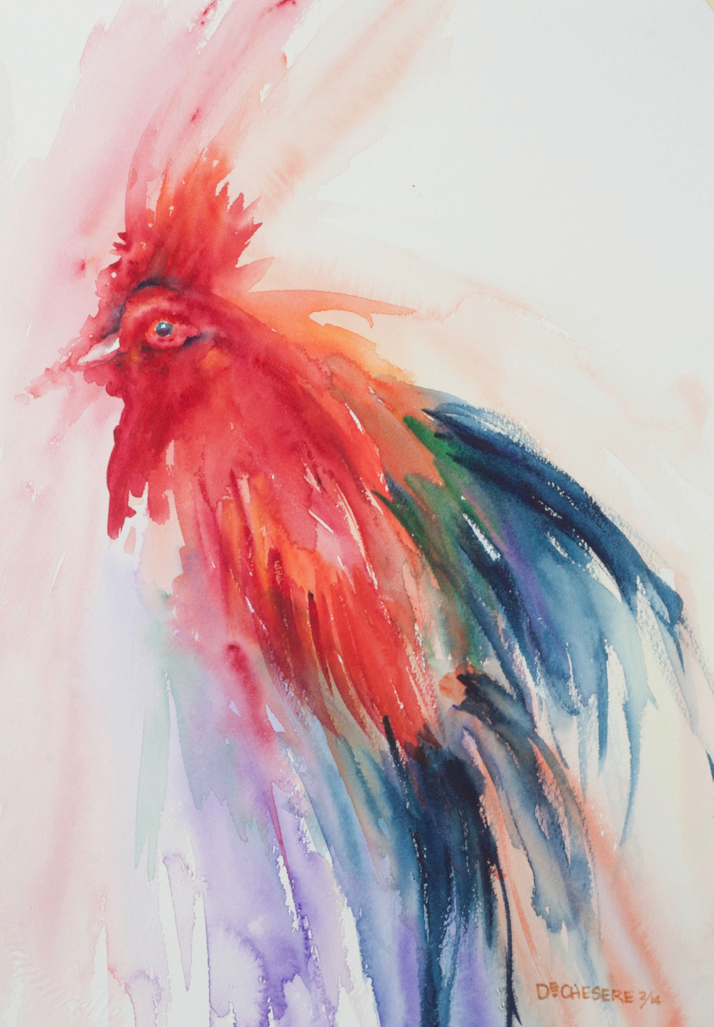 Coq Sportif - Watercolor