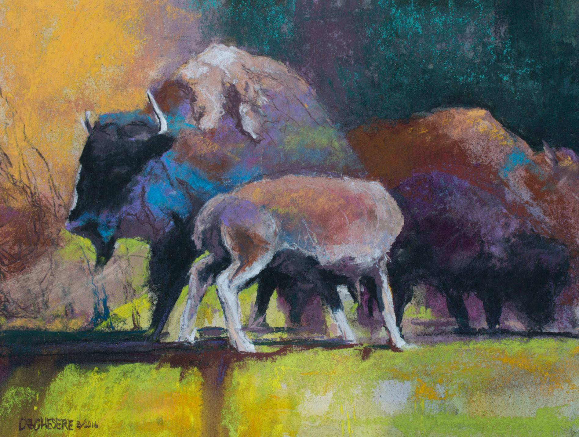 Feeding Time - Pastel