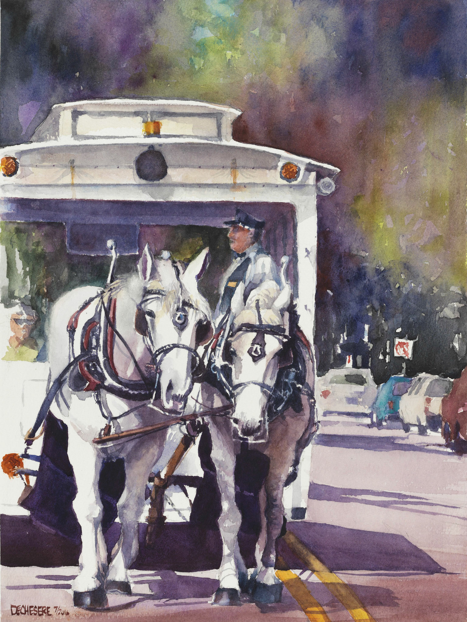 Working Together - Watercolor