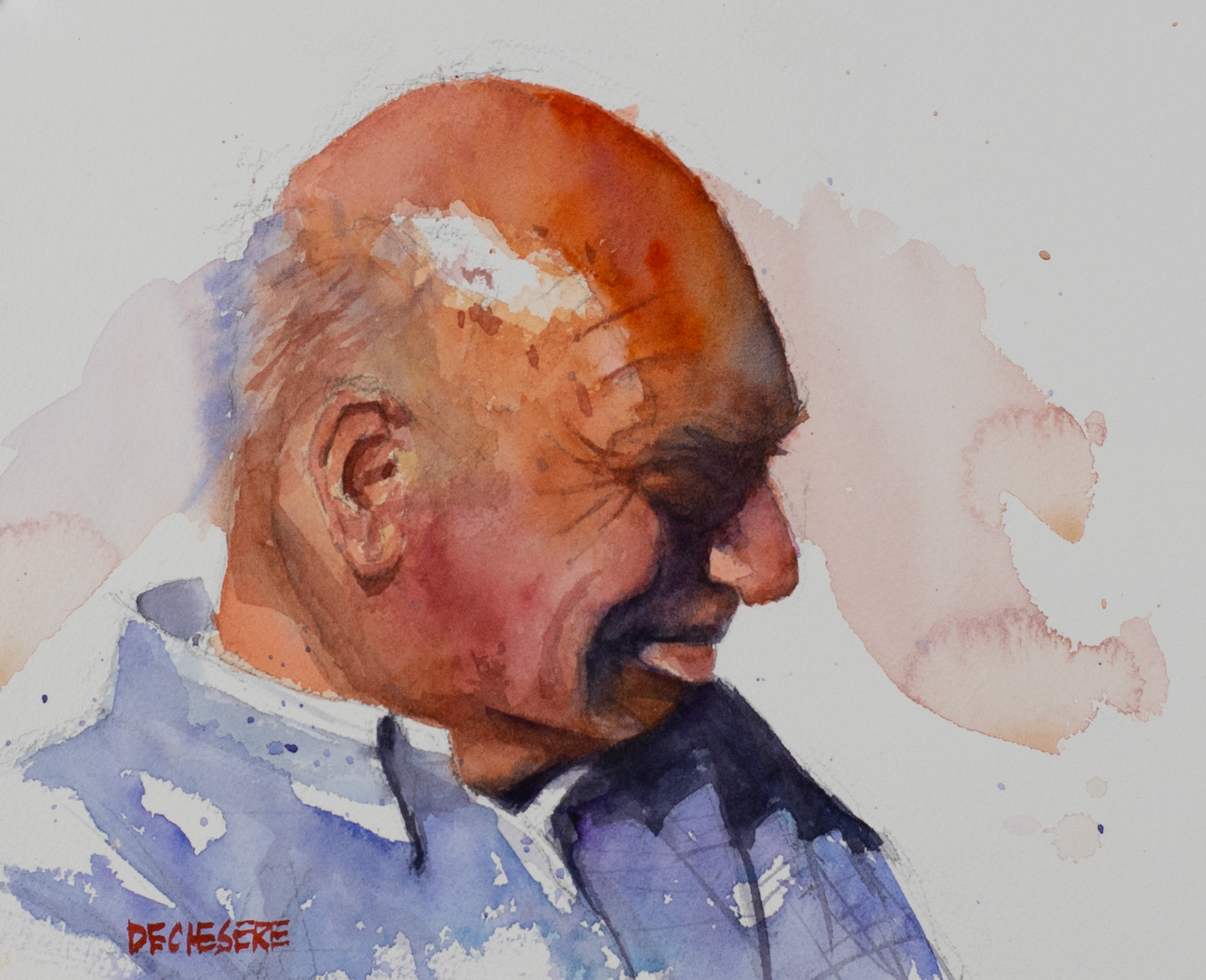 An Italian Man - Watercolor