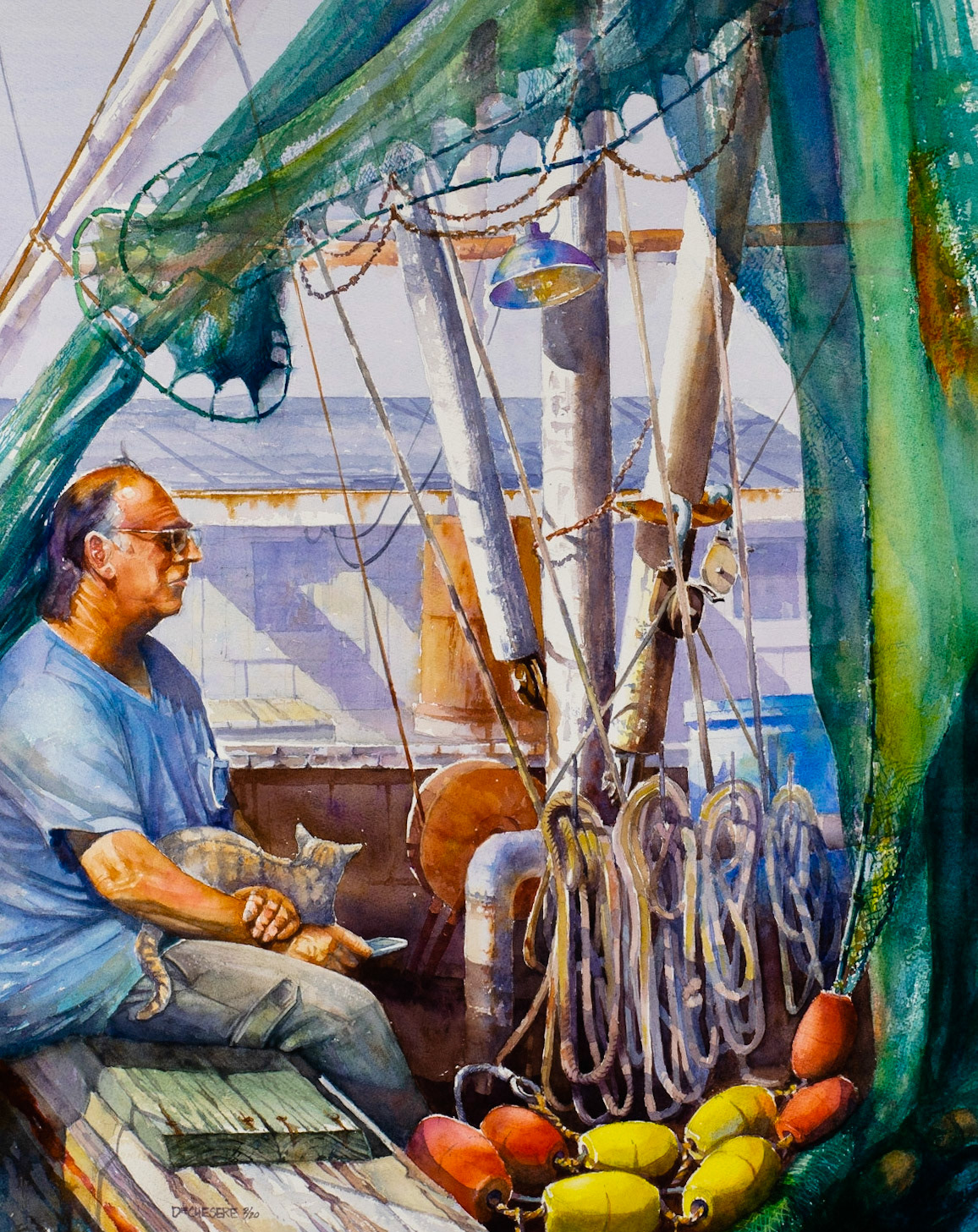 Another Long Day - Watercolor