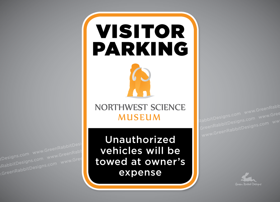 Parking Space Sign for Museum