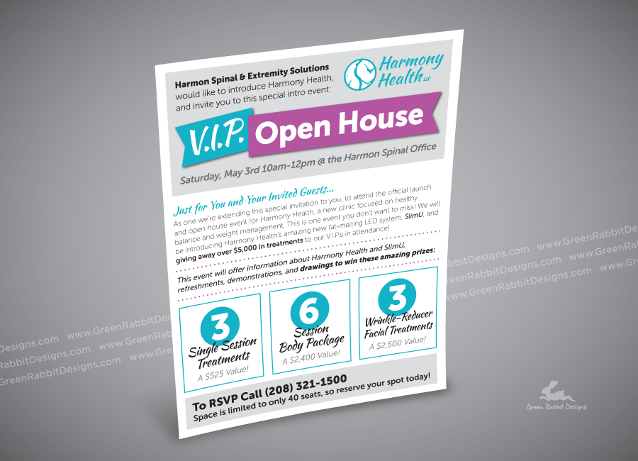 Event Promo Print & Digital Flyer (for a sister company)
