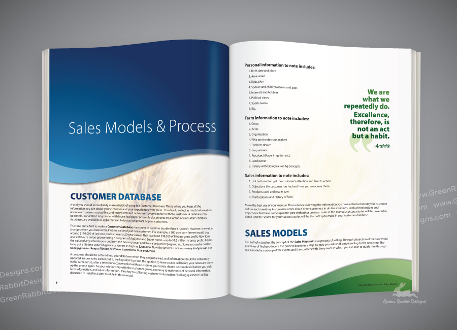 Agricultural Products Sales Training Manual