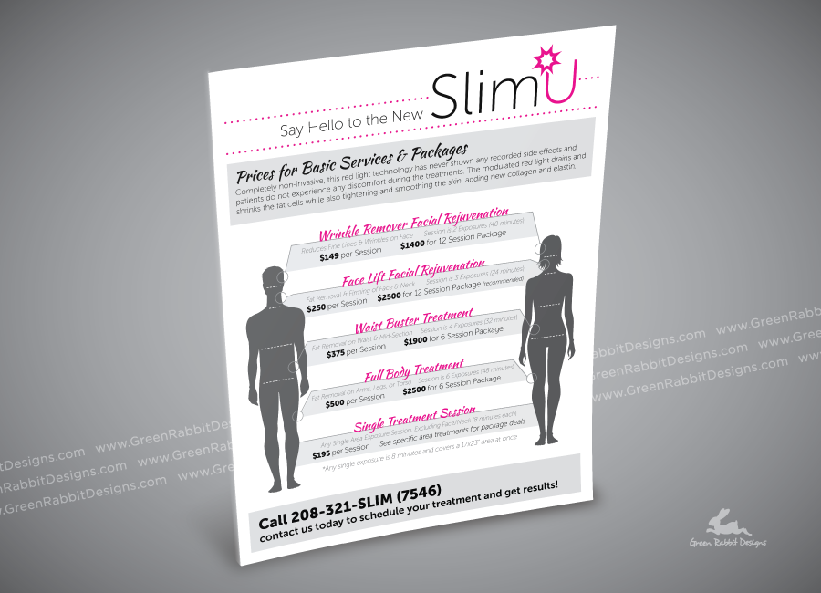 Services Flyer for Cosmetic Laser Clinic