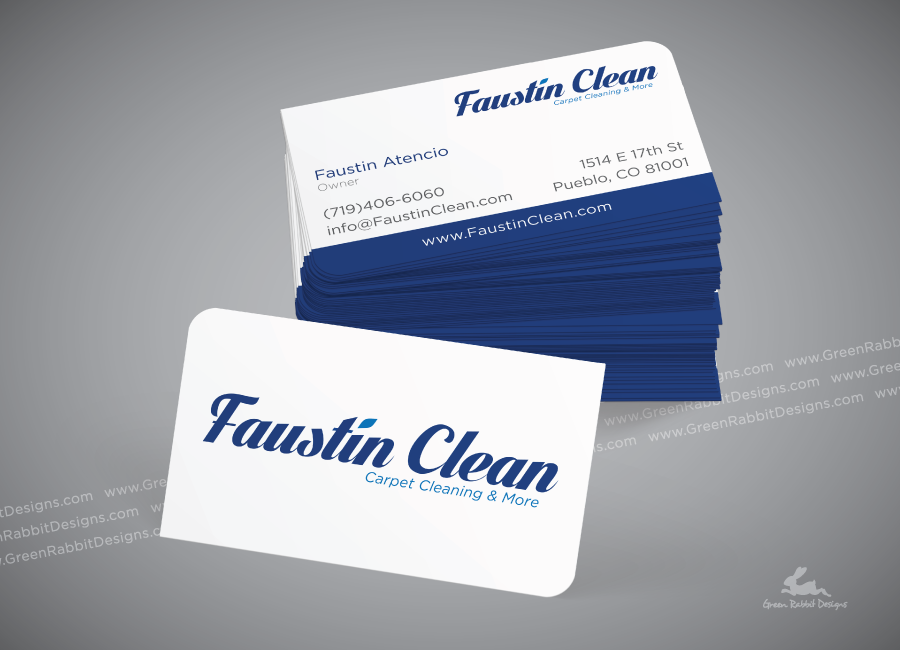 Business Card for Carpet Cleaning Company