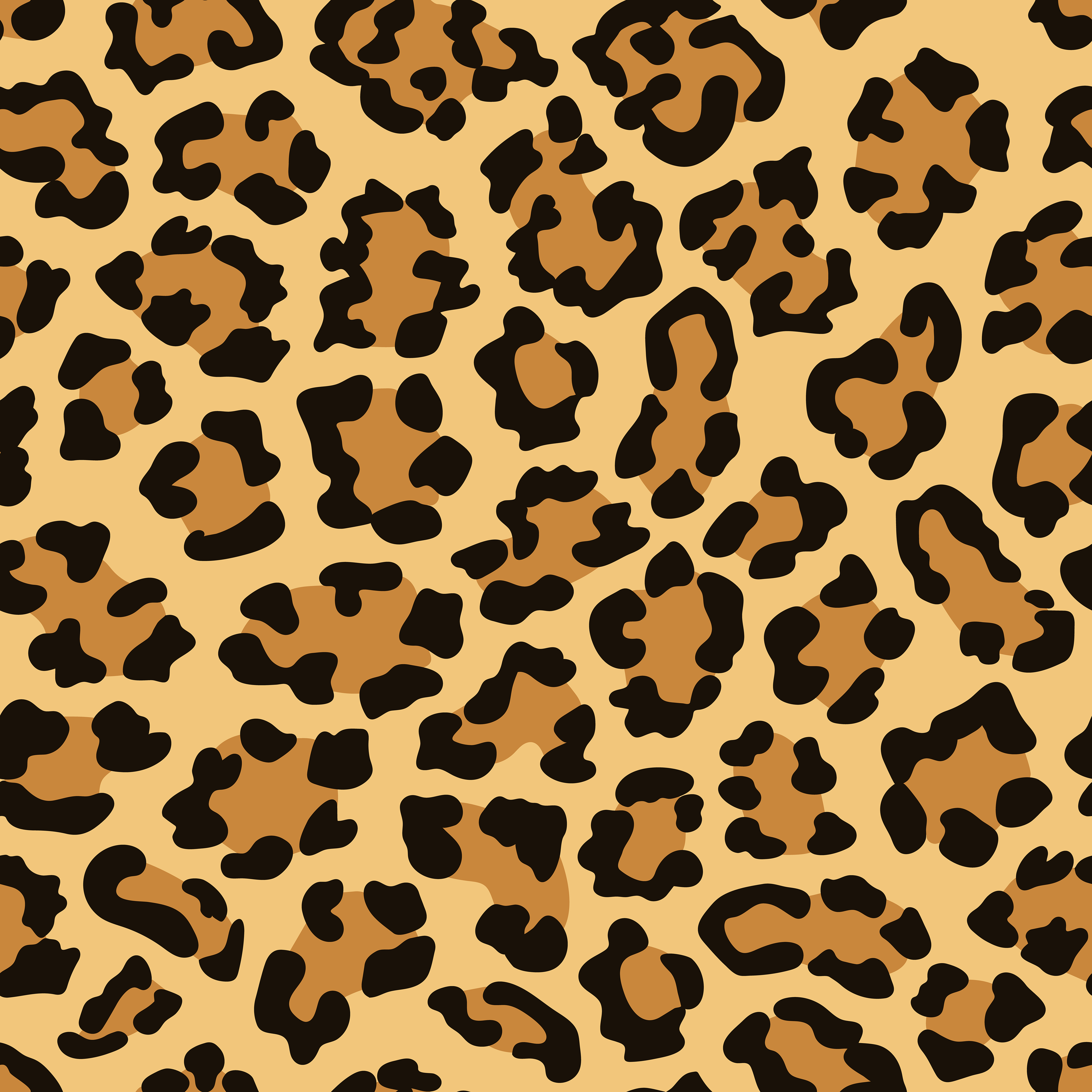 CRD00066 Leopard Print Classic Light Pattern by Claudia Roberts | CR Pattern Designs © All Rights Reserved