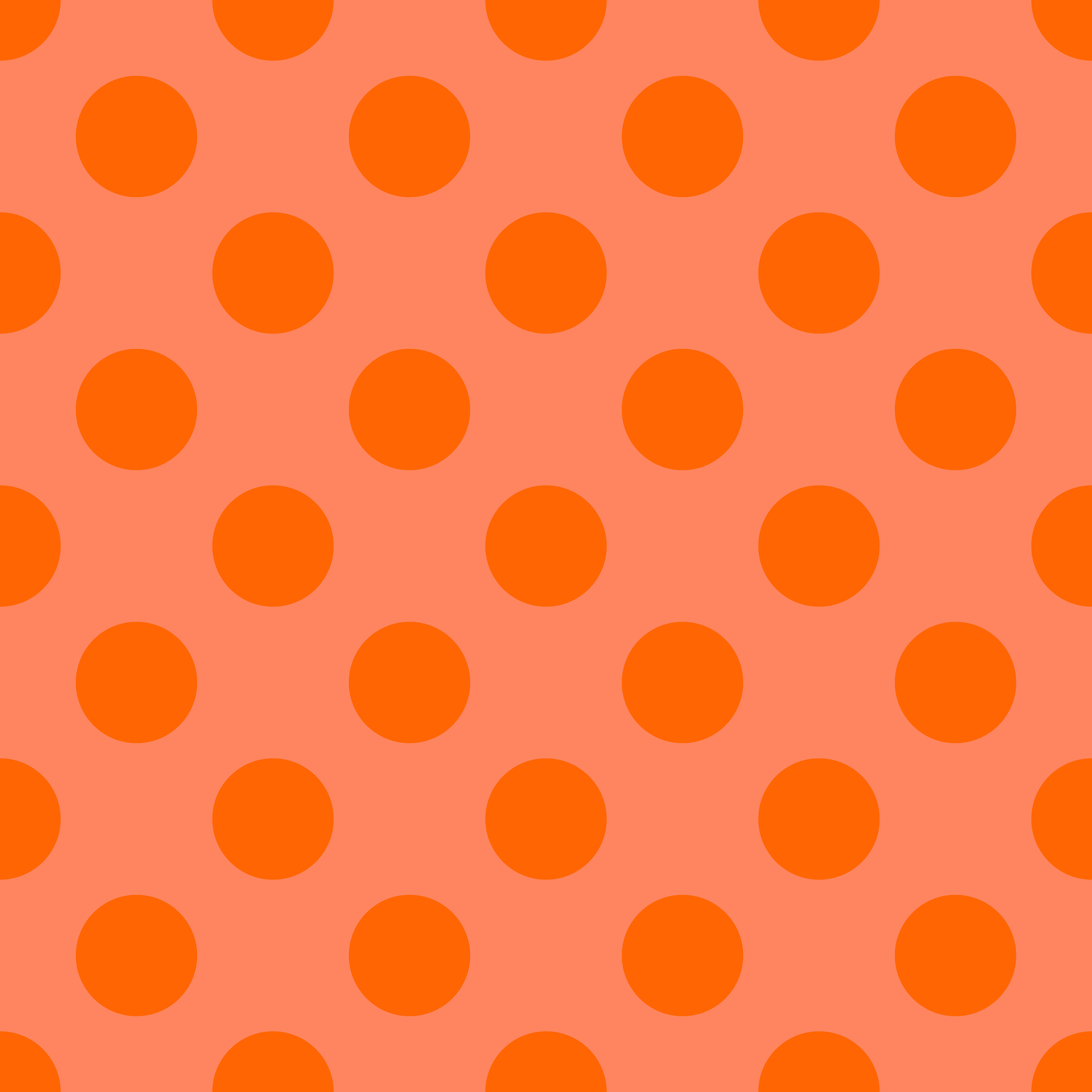 CRD00059 Bright Orange Polka Dot Tone on Tone Pattern by Claudia Roberts | CR Pattern Designs © All Rights Reserved