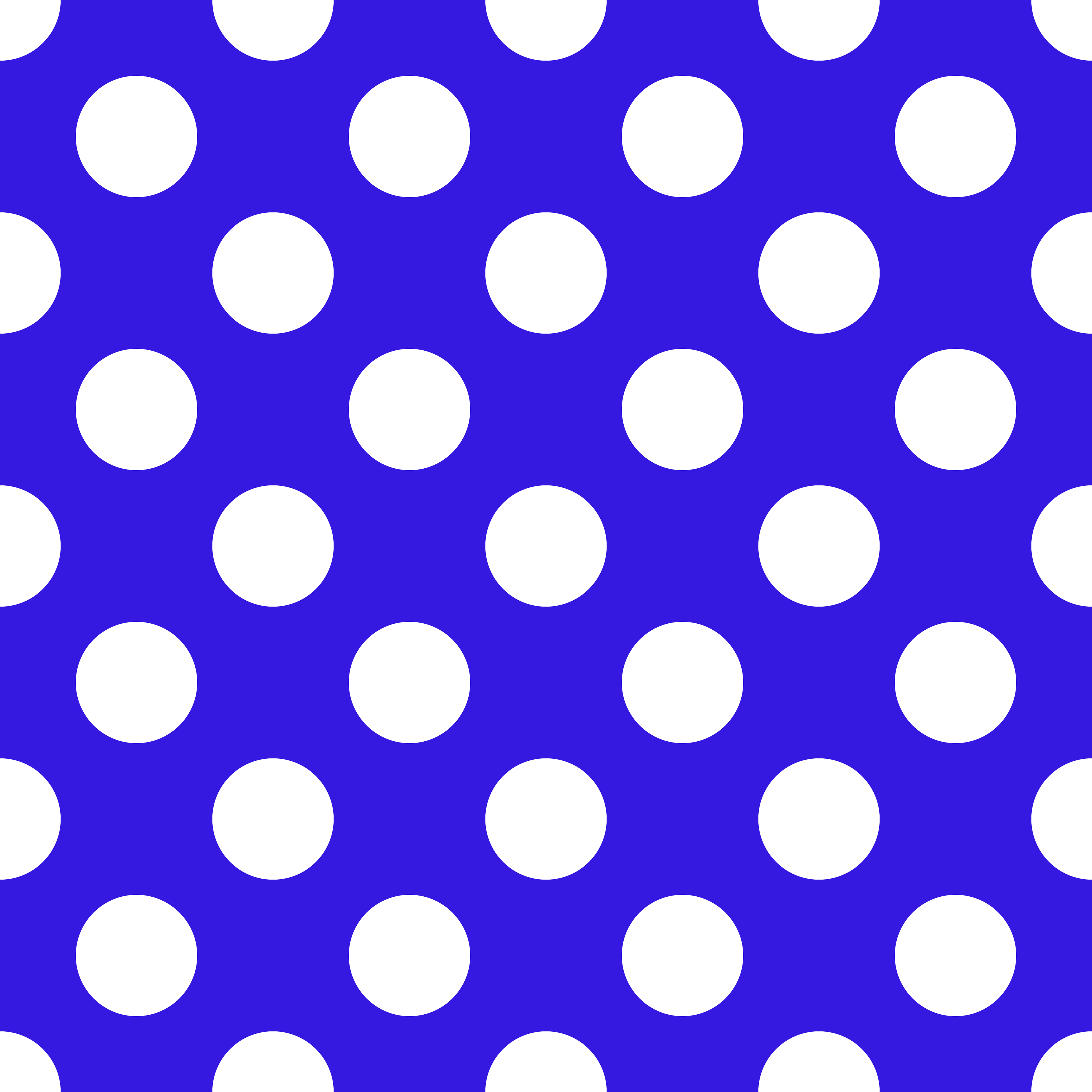 CRD00013 White Polka Dot on Royal Blue by Claudia Roberts | CR Pattern Designs © All Rights Reserved