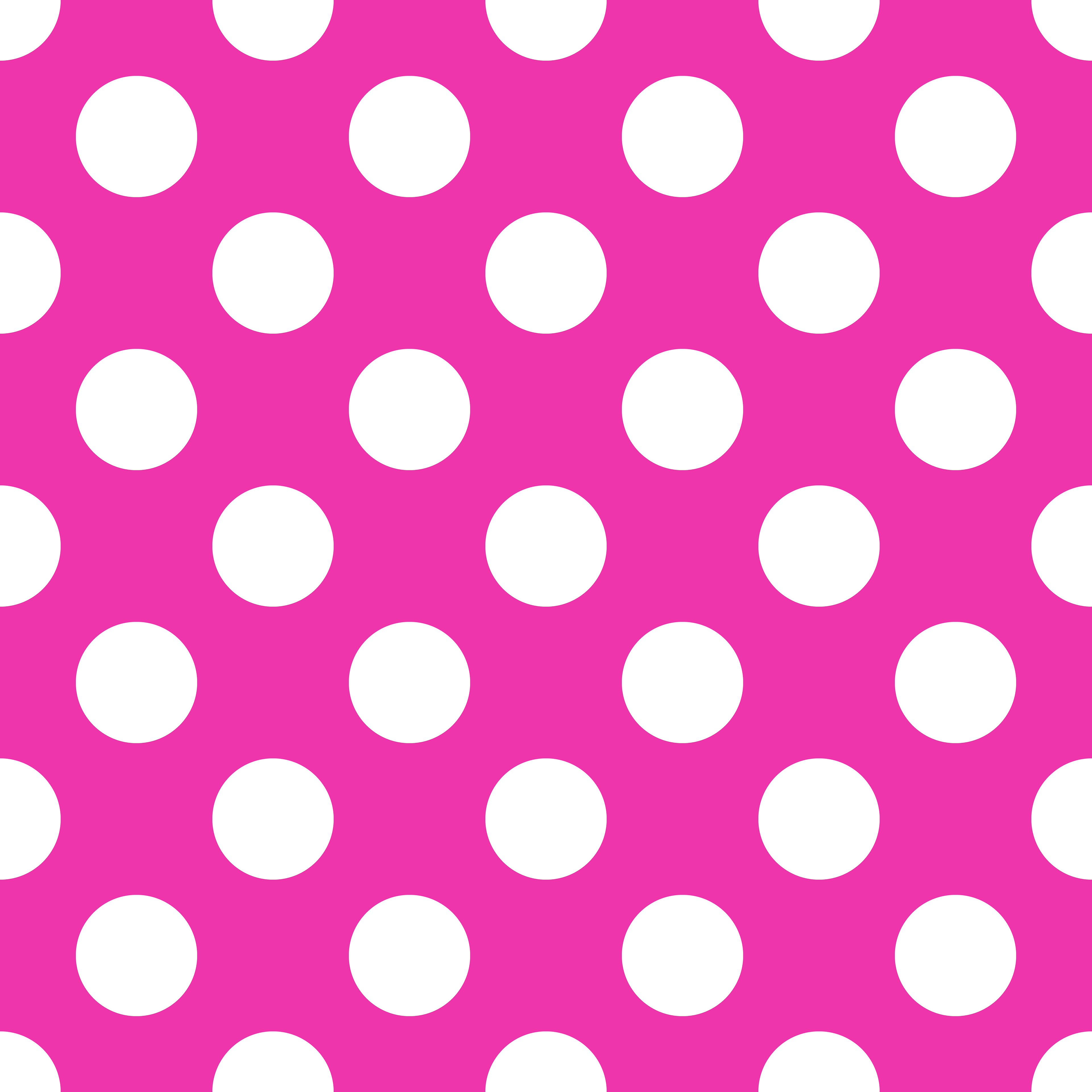 CRD00008 White Polka Dot on Hot Pink by Claudia Roberts | CR Pattern Designs © All Rights Reserved