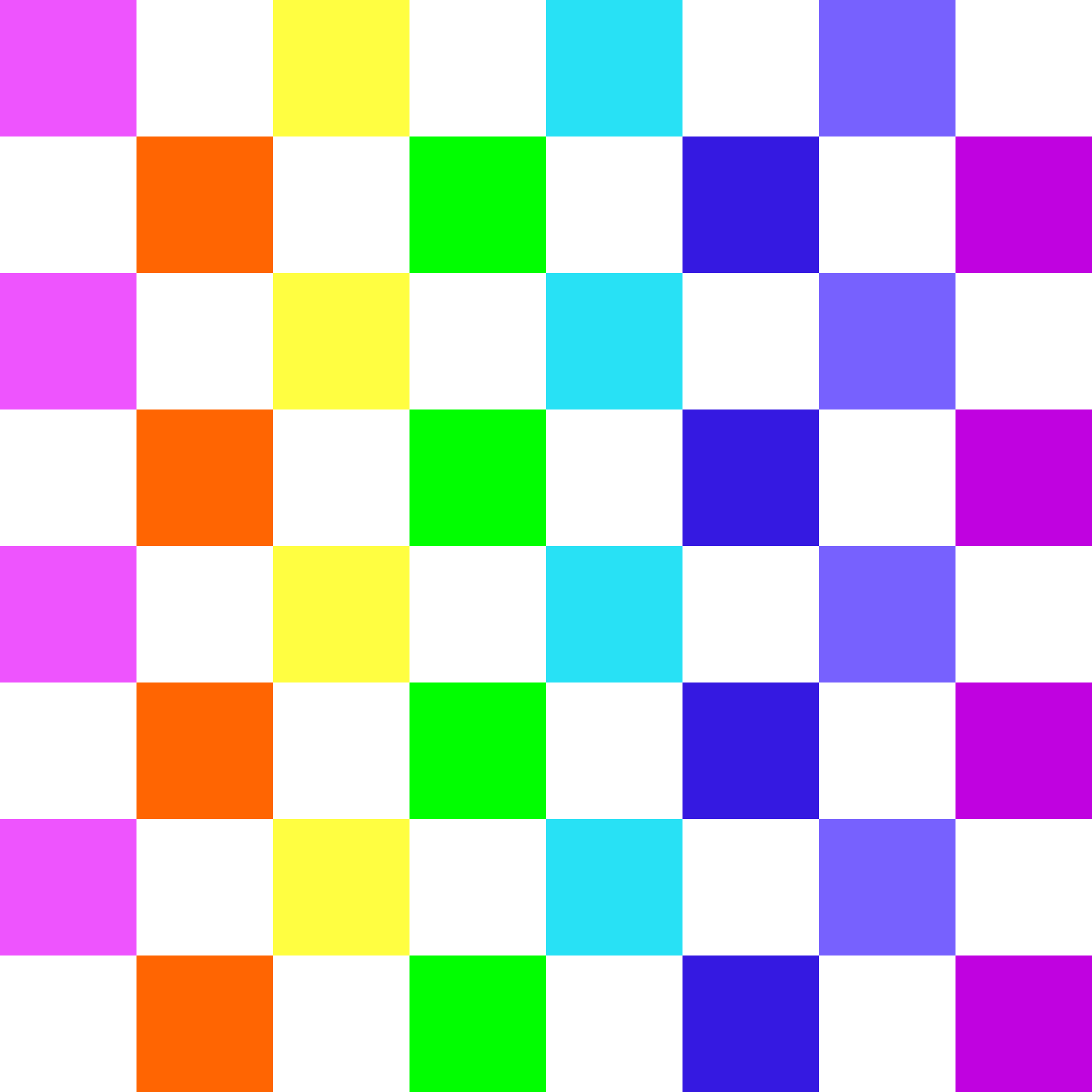 CRD00040 Bright Rainbow Checkered by Claudia Roberts | CR Pattern Designs © All Rights Reserved