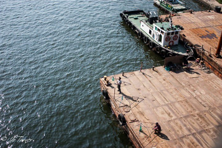 Fishing in the Han River, Seoul