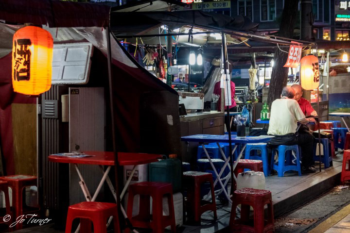 Soju tents in Jeongno, Seoul
