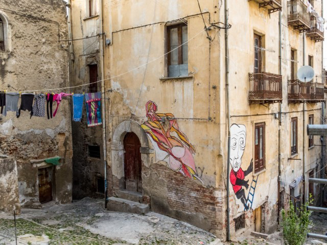 Street art in the Old Town of Cosenza