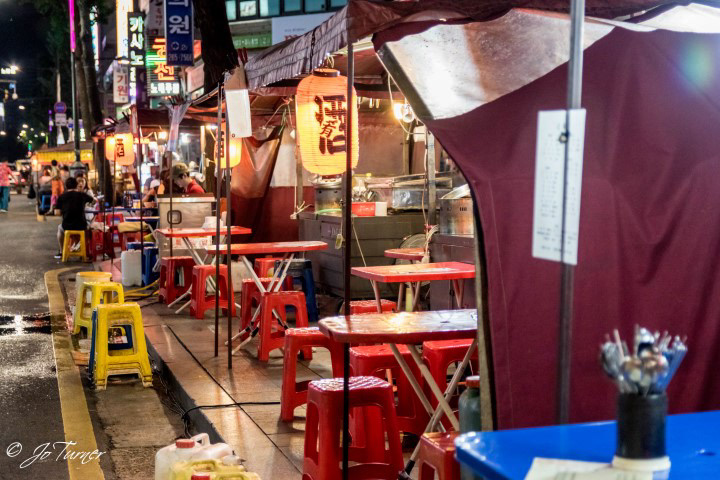 Soju tents in Jeongno, Seoul