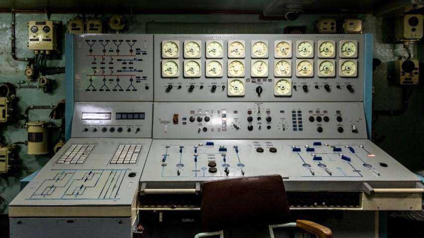 Onboard the Lenin