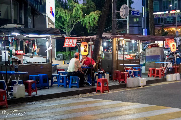 Soju tents in Jeongno, Seoul