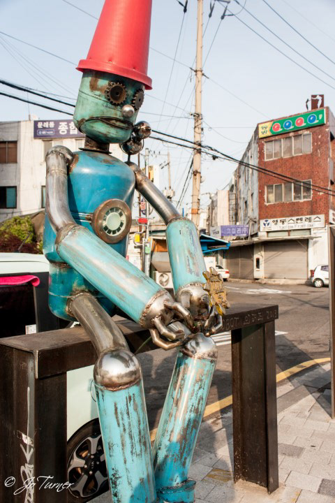 Street art in Mullae, Seoul