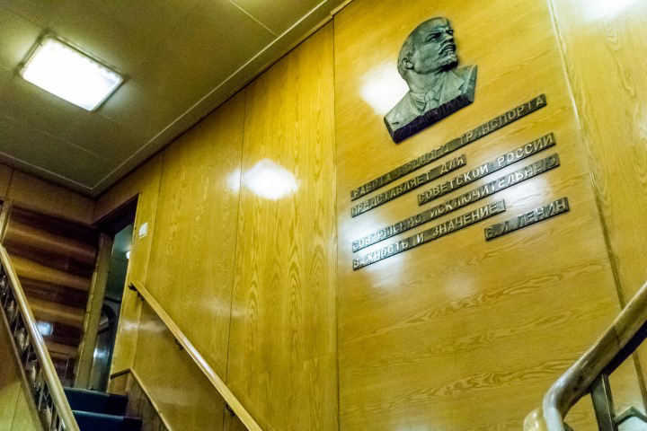 Onboard the Lenin
