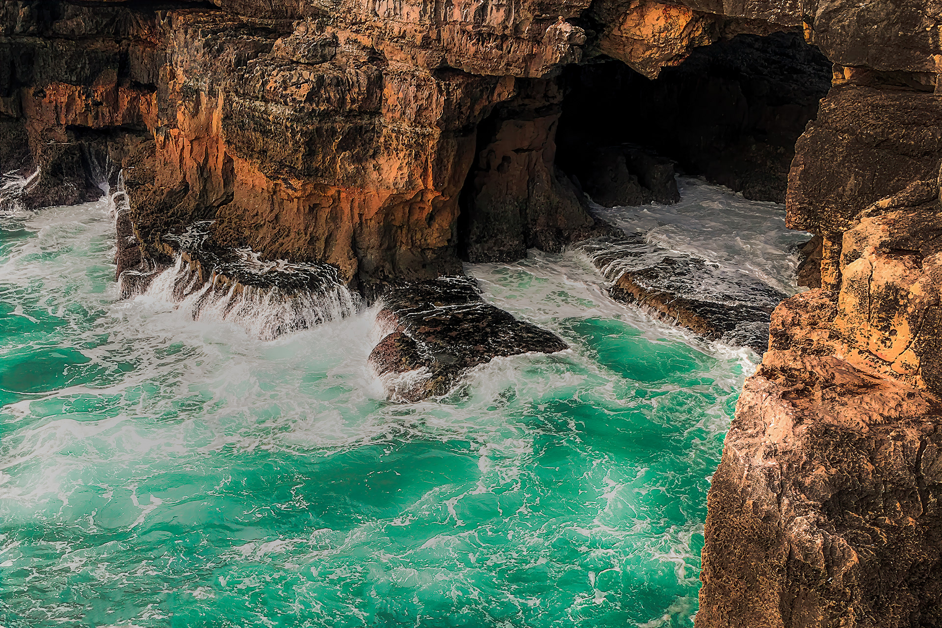 Just the Sea and some Rocks by Carol Tinoco