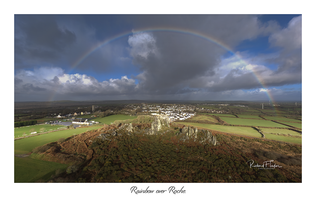 Rainbow over Roche.