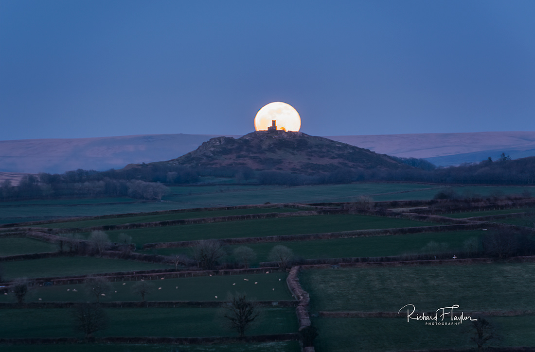 Moon Rising Brentor