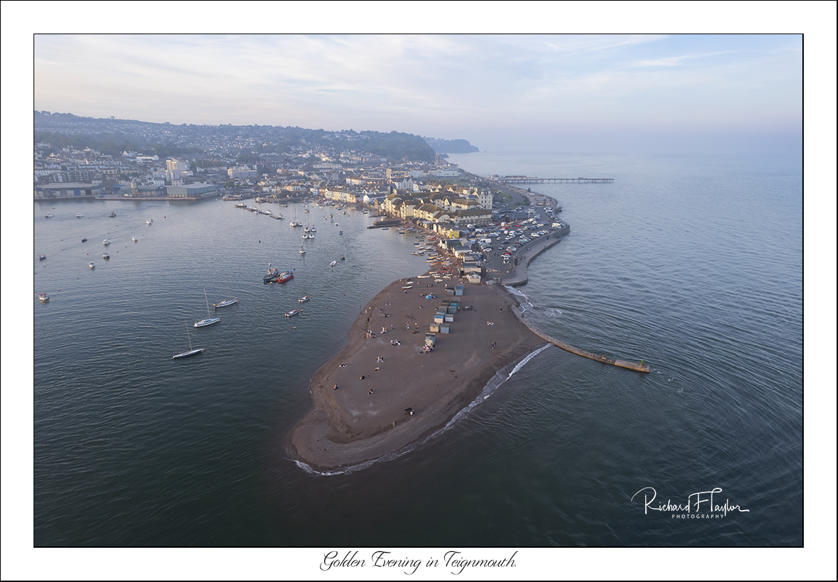 Golden Evening in Teignmouth.