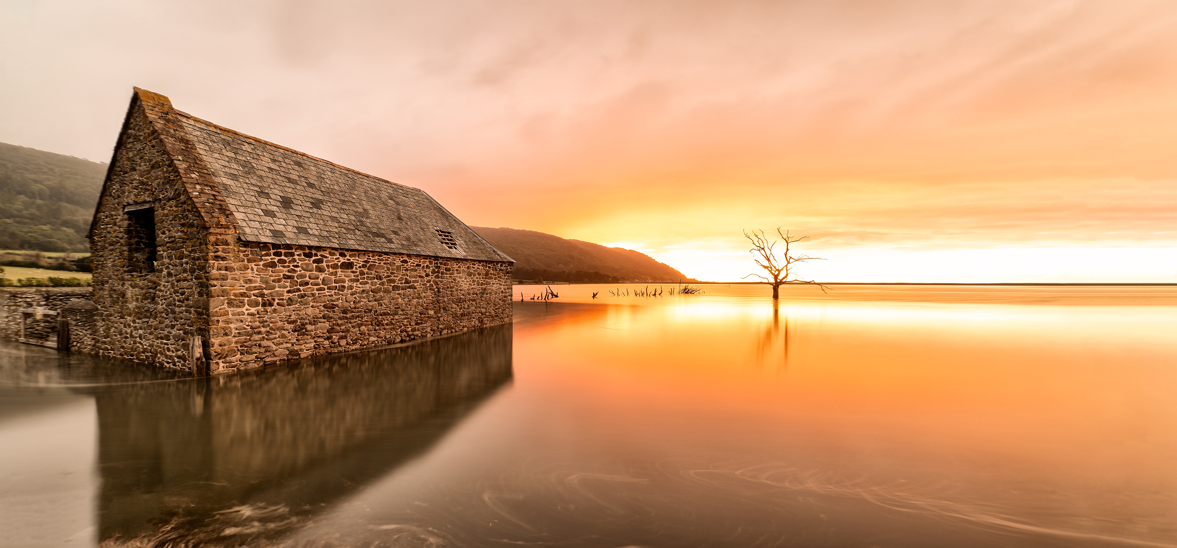 Flooded Barn