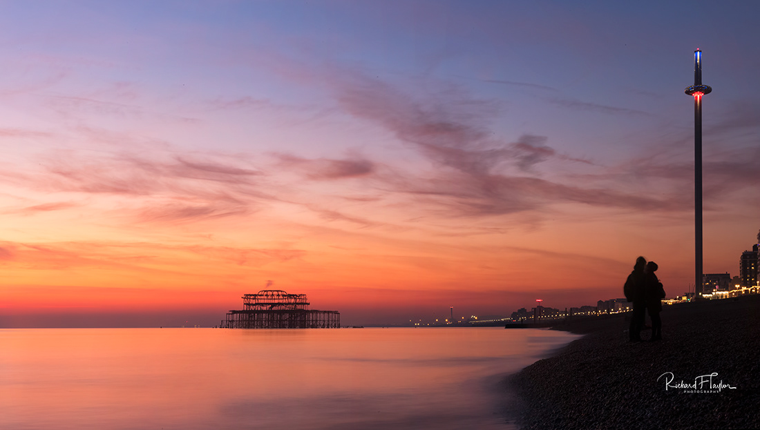 Winter Sunset West Pier